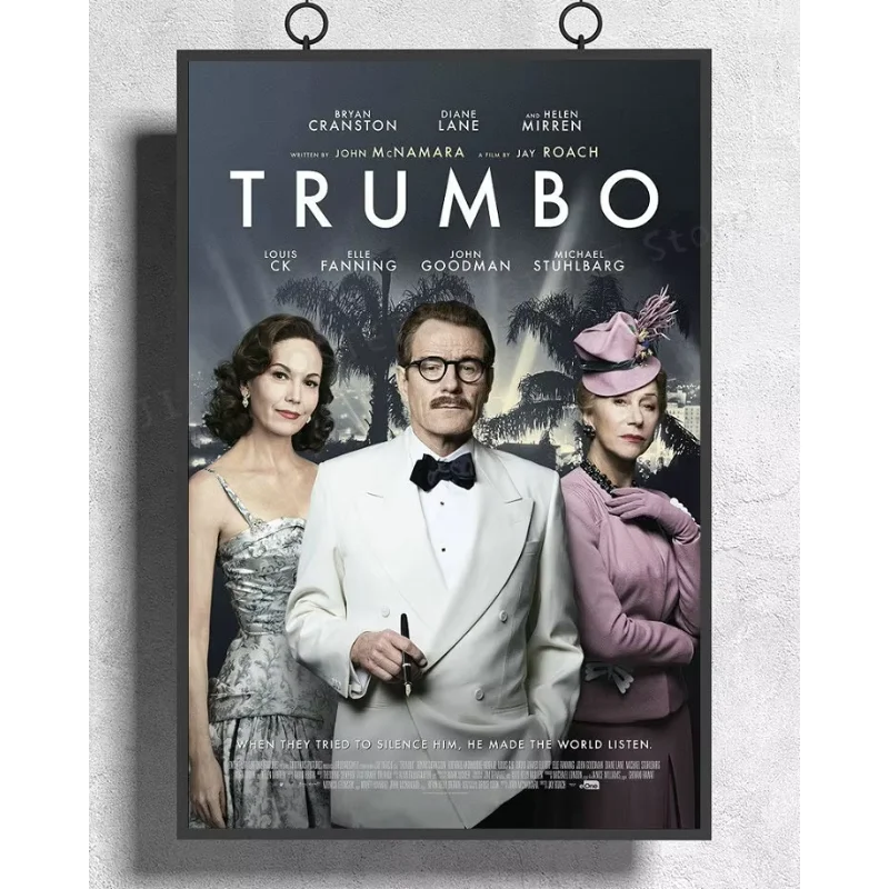 H389 Silk Poster Home Decoration Trumbo movie Bryan Cranston Helen Mirren Diane Lane 11 17 Wall Art Christmas Gift