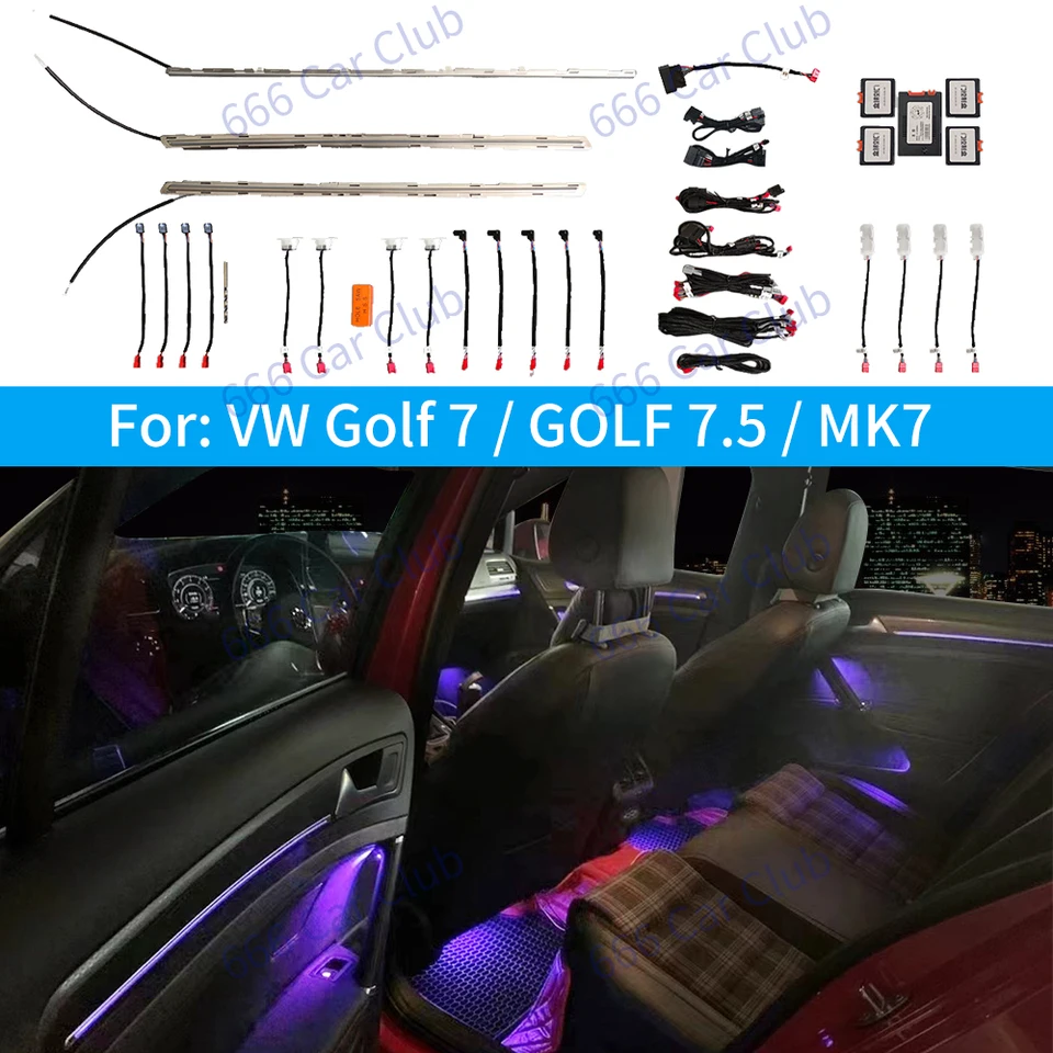 フォルクスワーゲンゴルフ7,ゴルフ10/30,mk7,2014-2021,7.5色用の