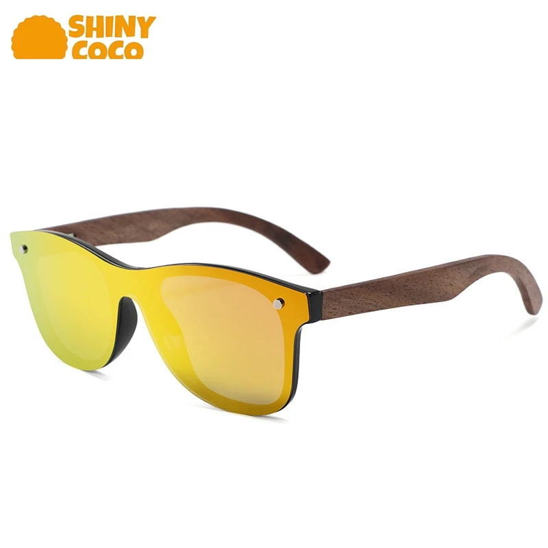 

ShinyCoCo Luxury Brand Bamboo And Wood Sun Protection All In One Sunglasses Polarized Sunglasses Rice Nail Wooden Sunglasses