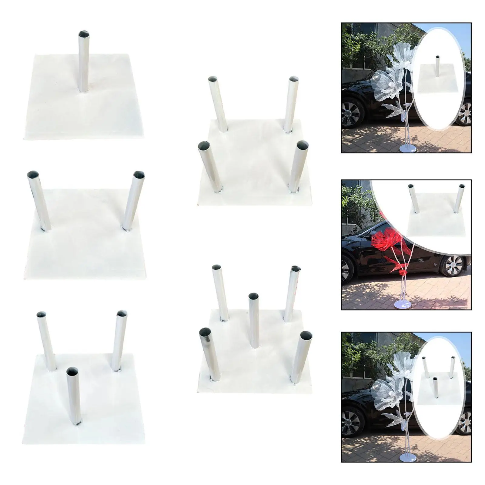 

Flower Pole Display Stand, Flower Stand Holder, Reusable Flower Stand Holder for