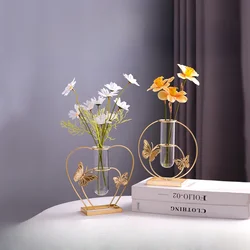Hydroponic Vase Decoration Home Living Room Desktop Simulation Flower Planter Dining Table Light Luxury Style Decoration