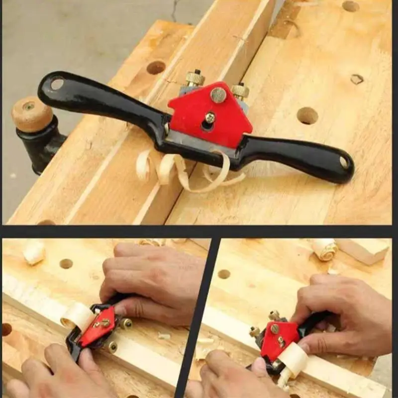 

Woodworking Hand Tool Adjustable Spokeshave Plane Spoke Shave Set Smoothing Hand Planes Woodworking Plane with Blades