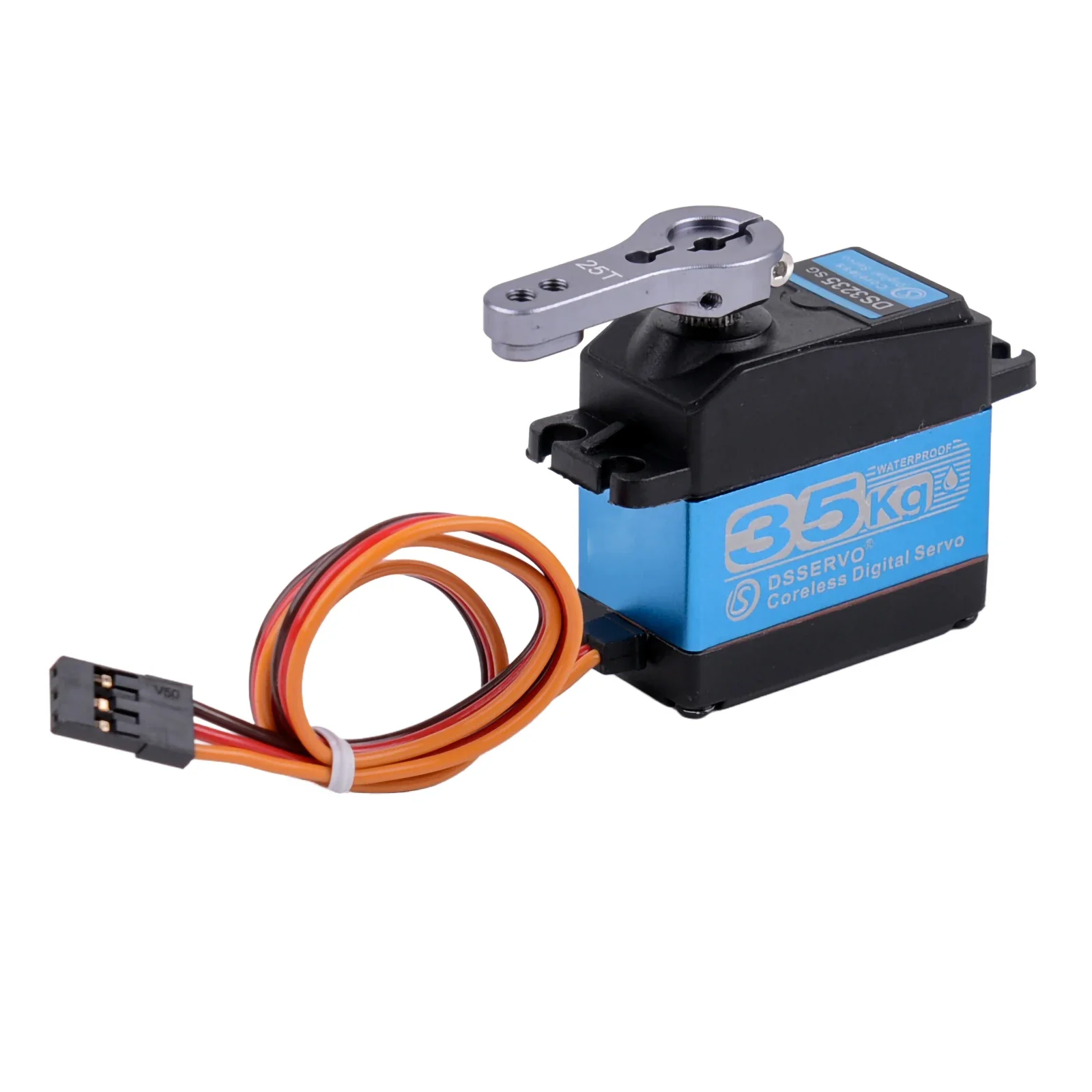 35KG DS3235 Digital Servo Coreless Motor Steel Gear 180°/270° With 25T Arm Servos DIY Parts for 1:8 1:10 1:12 RC Car/Robot Model