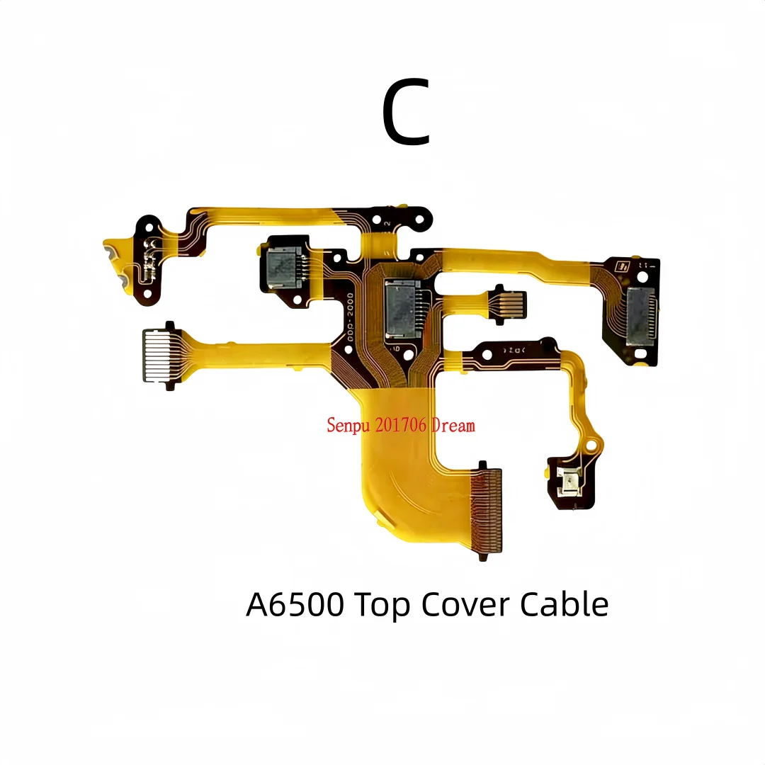 For Sony A6300 A6400 NEX-5R A7 A7S A7K A7R Gen1 A6500 Top Cover &，Mode Dial Flex Cable ，With Components