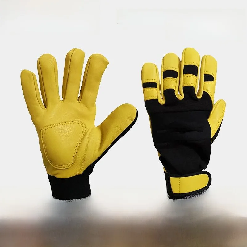 

Top Layer Leather Cycling Gardening Gloves Protective Work Gloves Non-Disposable Regular Thickness Hand Protection
