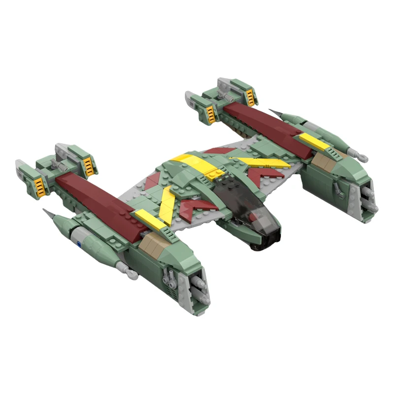 

MOC Xanadu Blood Porax-38 Fighter Building Blocks Kit Space Wars Cad Bane's Rebel Ship Battle Airplane Bricks Toys For Children