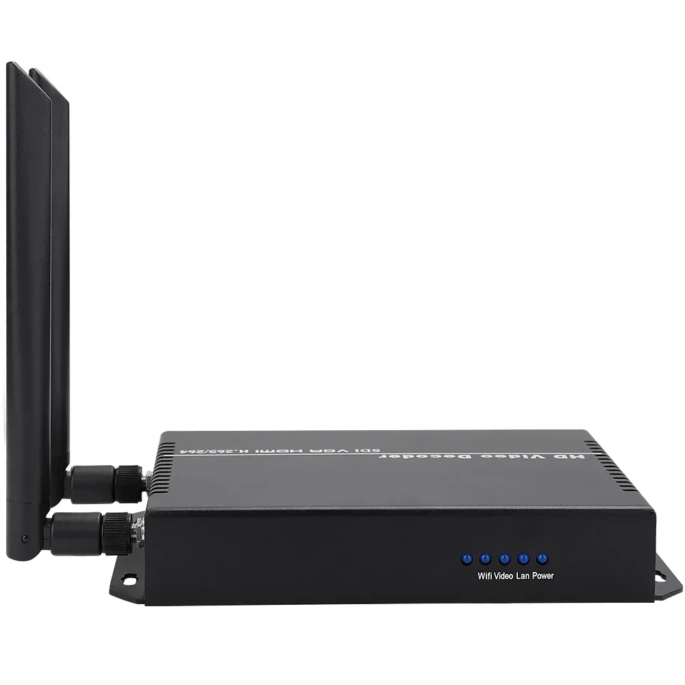 URay H.265 H.264 SDI HDMI VGA CVBS Video Streaming wifi Decoder NDI SRT HD IP Camera Decoder