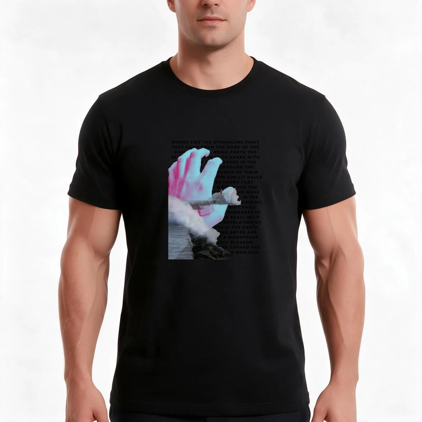 Annihilation text T-Shirt, Summer Casual Cotton Tee, Oversized Streetwear Tops, Vintage Graphic Print, Loose Fit Short Sleeve