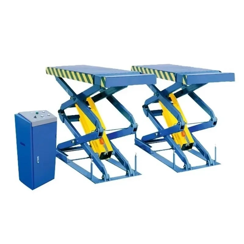3.5 Ton Double Cylinder Hydraulic Ultra Thin Scissor Car Lift