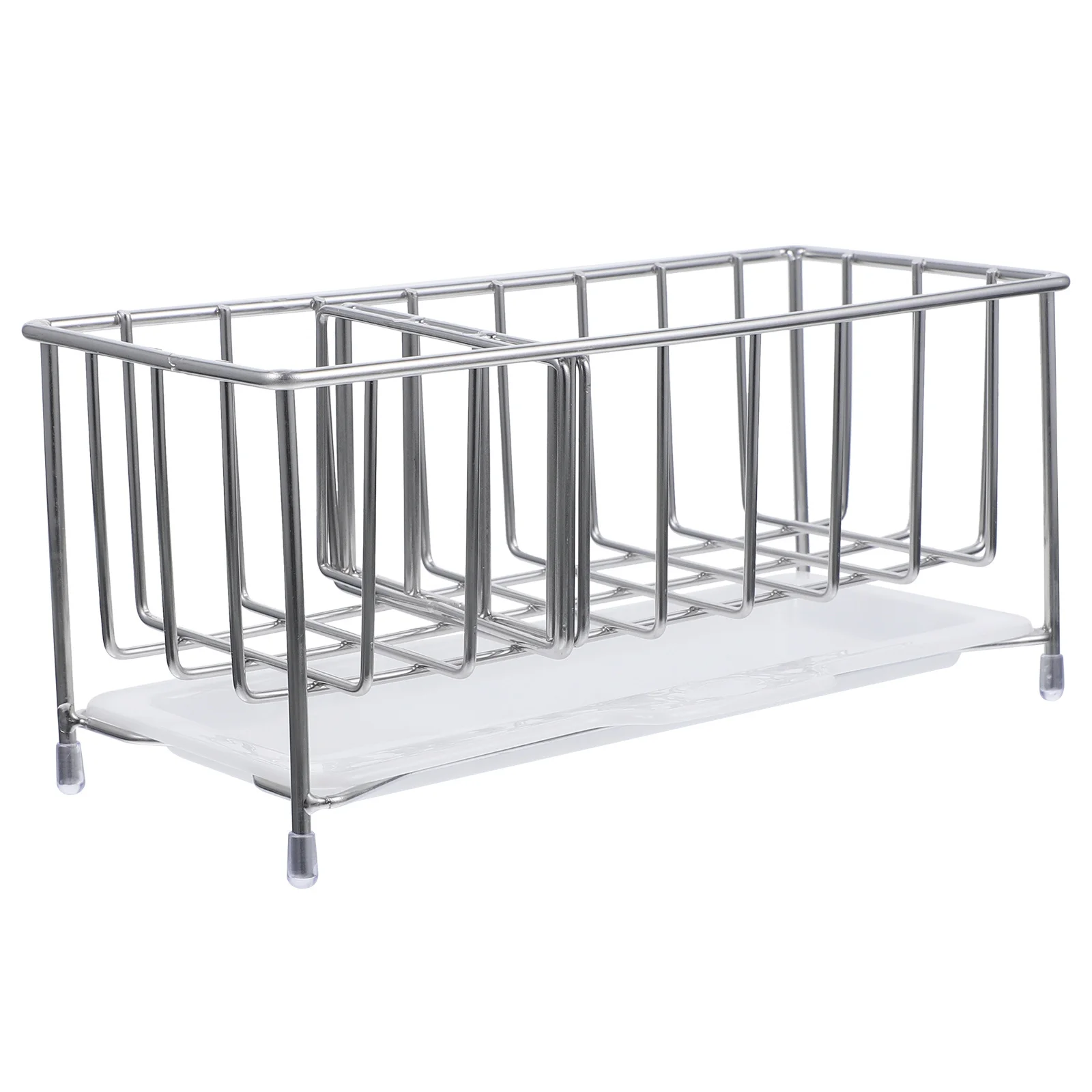 1 قطعة استنزاف سلة التخزين بالوعة الحمام المنظم سطح المكتب رف سهلة نظيفة التهوية الإسفنج حامل المطبخ تخزين الرف