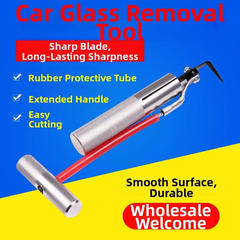 Car Maintenance Red Auto Glass Kit Alloy Construction Tool Set Car Repair Kit Automotive Glass Tools Multiple Tools Included