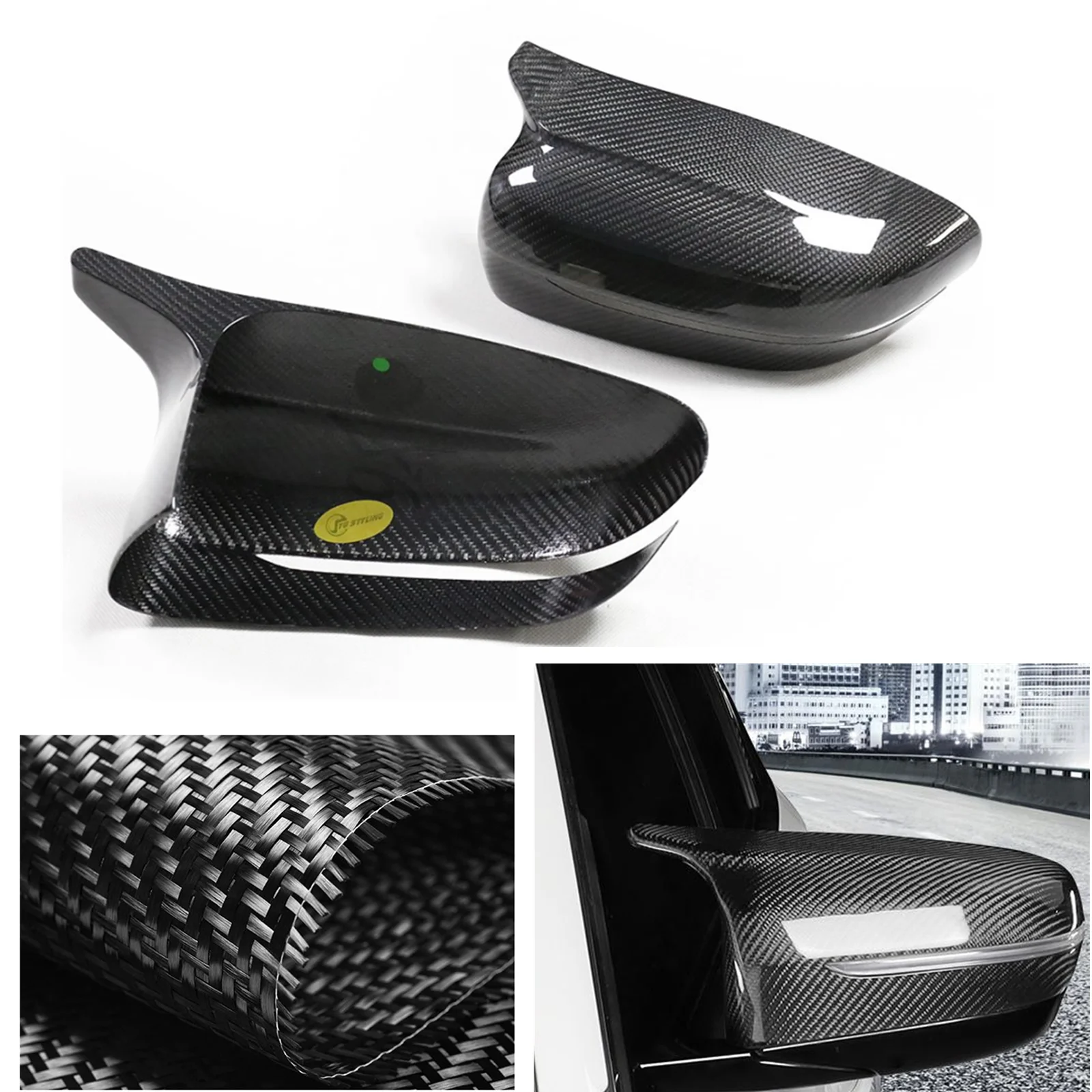 

Mirror Cover For BMW 3 4 5 7 8 Series G20 G28 G22 G23 G30 G38 G11 G12 G14 G15 G16 Carbon Fiber Side Exterior Rear View Cap Shell