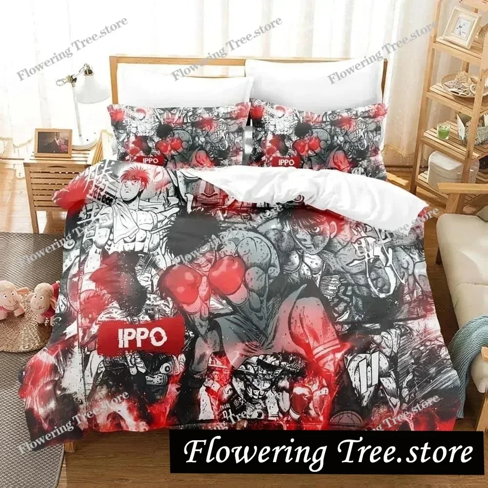 

Fashion 3D Printing Anime Hajime No Ippo Bedding Set Single Twin Full Queen King Size Bed Set Adult Kid Bedroom Duvet cover Sets