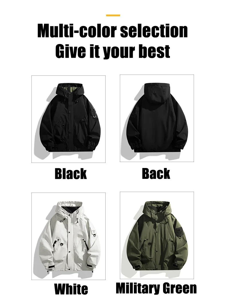 Men Women Waterproof Hiking Jacket Windproof Camping Windbreakers Oilproof Fishing Trekking Jacket Autumn Spring Sport Rain Coat