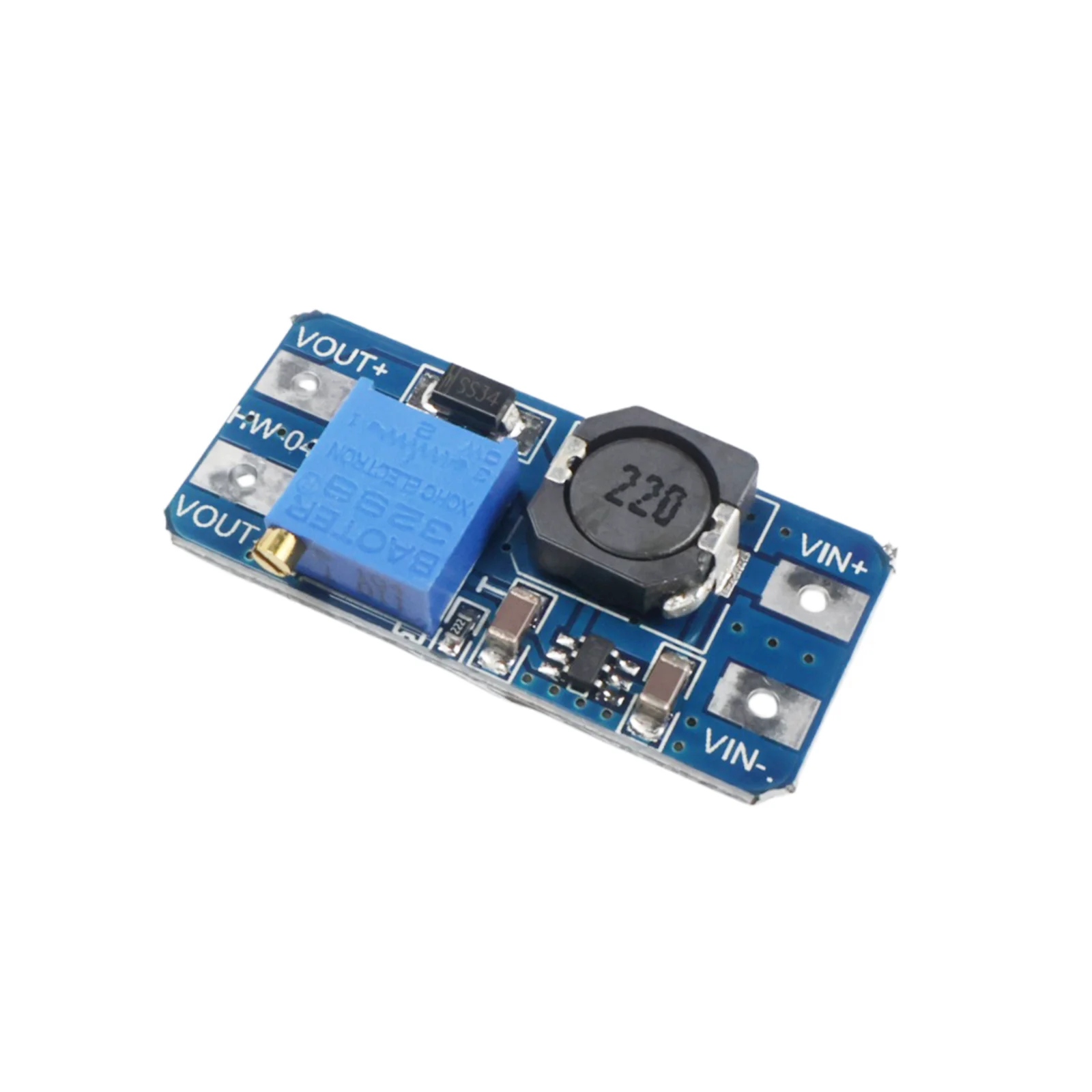 MT3608 DC-DC Einstellbares Boost-Modul 2A Aufwärtswandlerplatte Step-Up-Modul TYPE-C MICRO USB 2V-24V zu 5V 9V 12V 28V