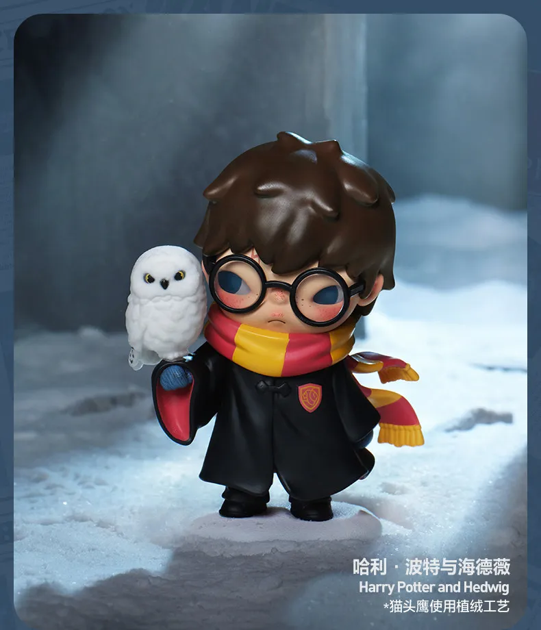 POP MART Hirono Harry Potter Serie Mystery Box Original Blind Box Überraschungs-Spielzeug Tasche Ornament Figuren Heimdekoration Schreibtisch-Puppe – Detail 17