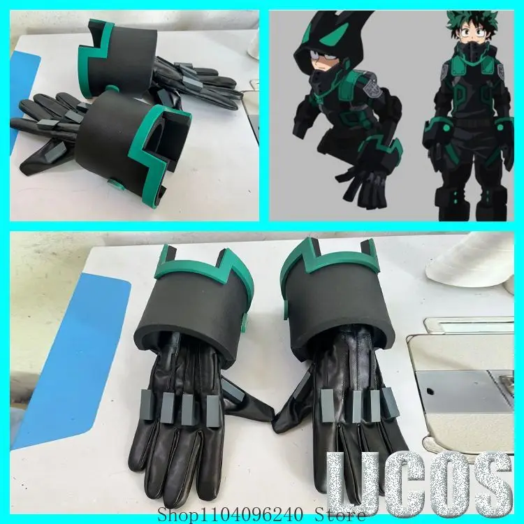 

Game My Hero Academia Izuku Midoriya Anime Gloves Armor Cosplay Props Halloween Christmas Halloween Mascot Student Fans Gift