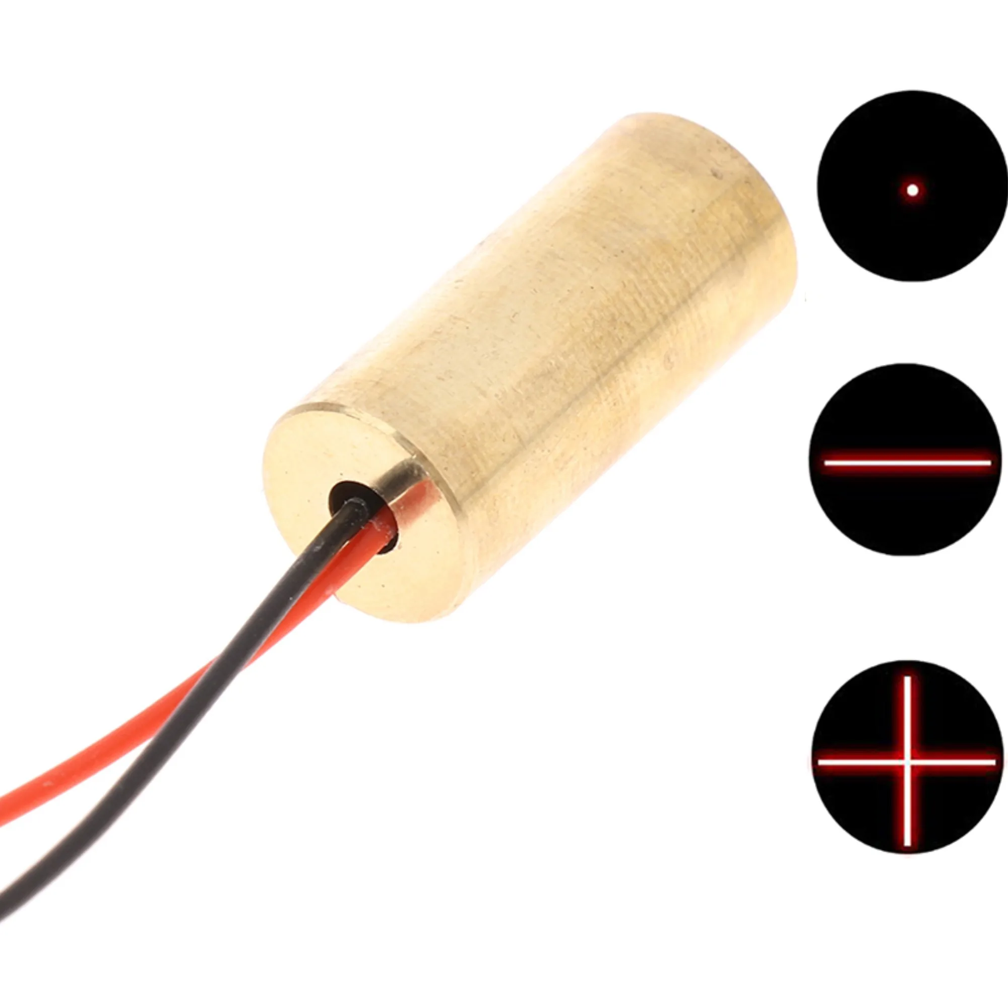 

1Piece Copper Laser Head 650nm 9mm 3V 50mW Laser Cross Diode Module Laser Red Light