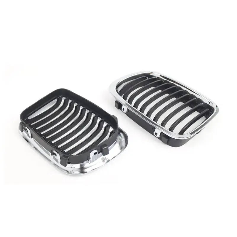 【Price Drop !!】 Front Grilles 51138208489 51138208490 Racing Grill For BMW E46 Kidney Grilles Front Bumper Grilles - view 2