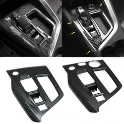 For Peugeot 3008 GT 5008 2017 2018 ABS steel center control Gear Shift Panel Cover Car Decoration Trim Interior Accessories