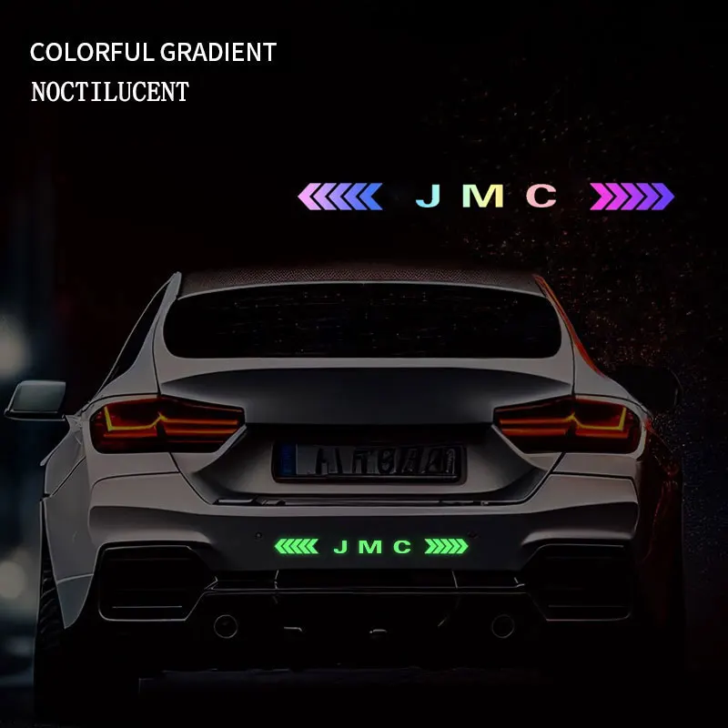 

Car Trunk Tail Night Safety Warning Reflective Stickers For JMC BOARDING VIgus 5 Vigus 3 Pickup Territorial Car Accessories