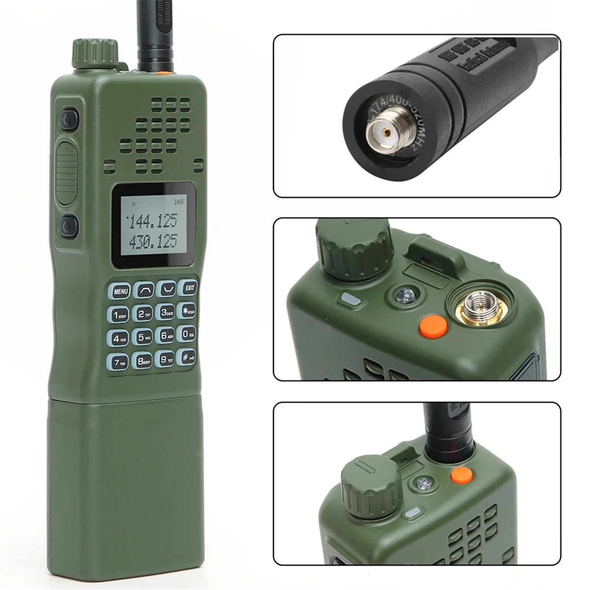 คุณภาพสูง AR-152 15W CB 2-Way วิทยุ 12000MAh แบตเตอรี่ Walkie Talkie (A) EU Plug
