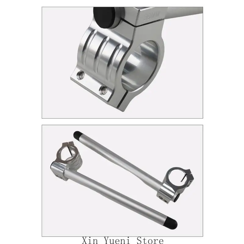 

High Performances Fork Clip ons Handle Bars 35mm High Speed Stability Handlebars Simple Installation Pair for Motorbike