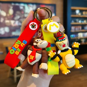 سوبر ماريو بروس PVC سلسلة المفاتيح ، لويجي ، الضفدع ، يوشي ، العربة ، نموذج شخصية الحركة ، حقيبة كرتون ، ألعاب قلادة ، هدية ، 10 أنماط 6 محلات مبيعات رئيسية مائة تلفزيون 60 بوصة - No6