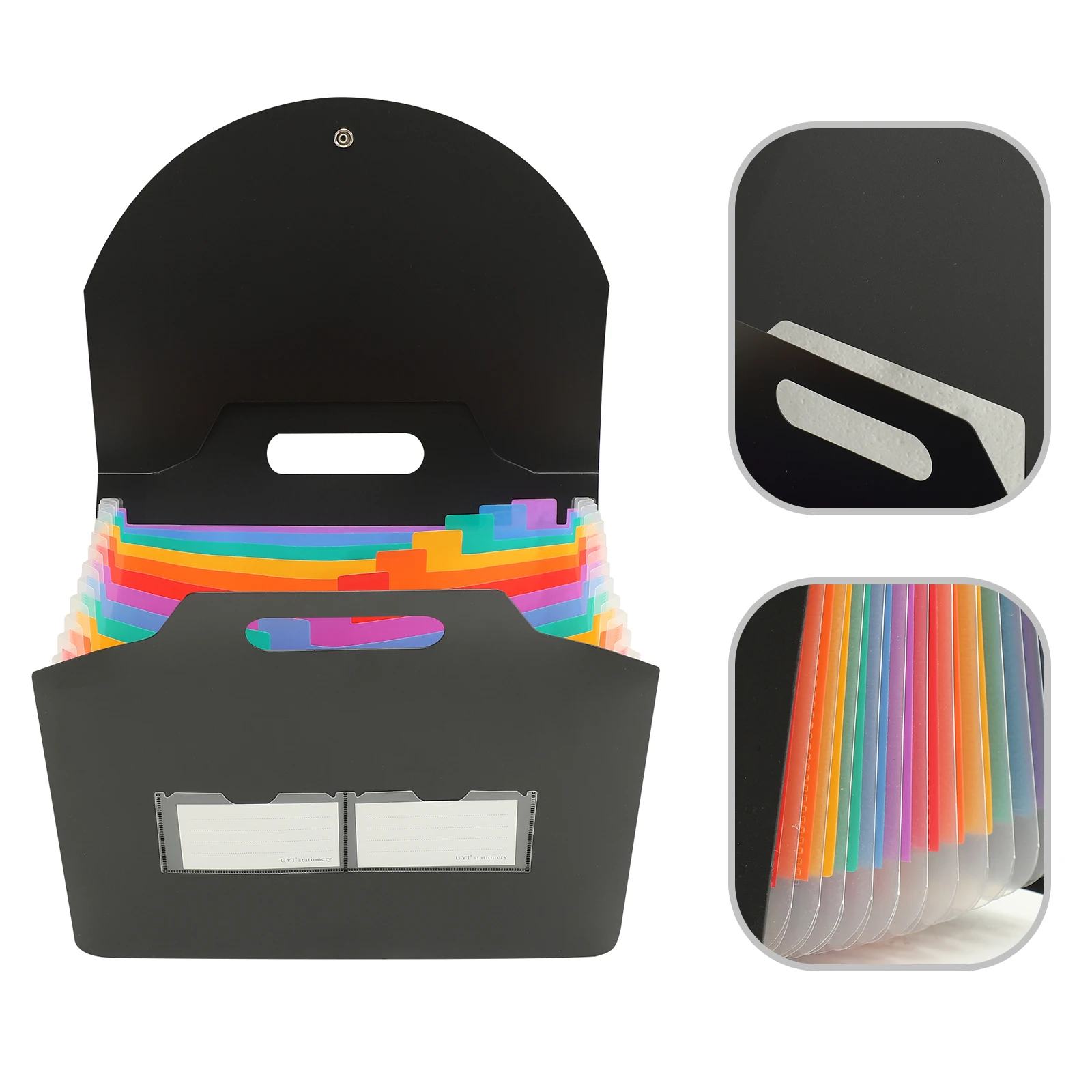 Waterproof Multi Pocket File Document Organizer Plastic For Paper Organizer Receipt Holder Large Capacity Accordion File Folder