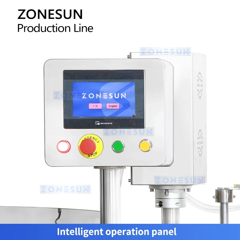 Zonesun ZS-AFCL7 Машина для упаковки бутылок с клеем Машина для наполнения и укупорки этикеток