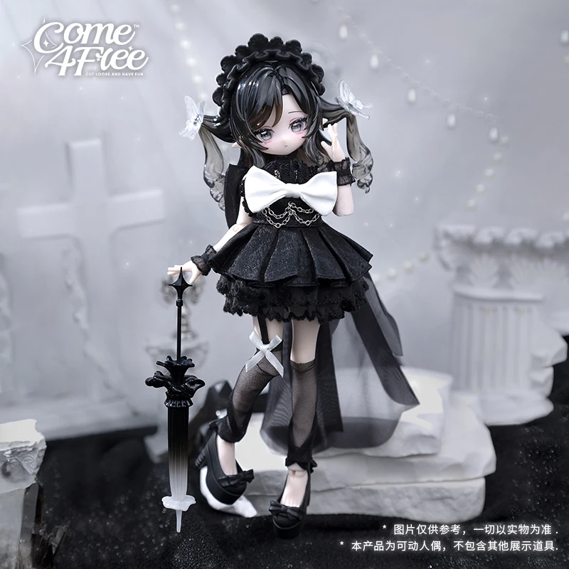 

Новый Come4free Minty 1/8 Bjd Mi Tian Ocean Gemstone Series Шарнирная фигурка Модель игрушки Коллекционная слепая коробка Рождественский подарок