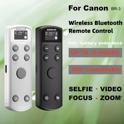 BR-3C Wireless Rechargeable Remote Control Shutter Release for Canon R R1 R50 R8 R6II 6DII 90D 77D 800D 200DII M200 M50II G7XIII