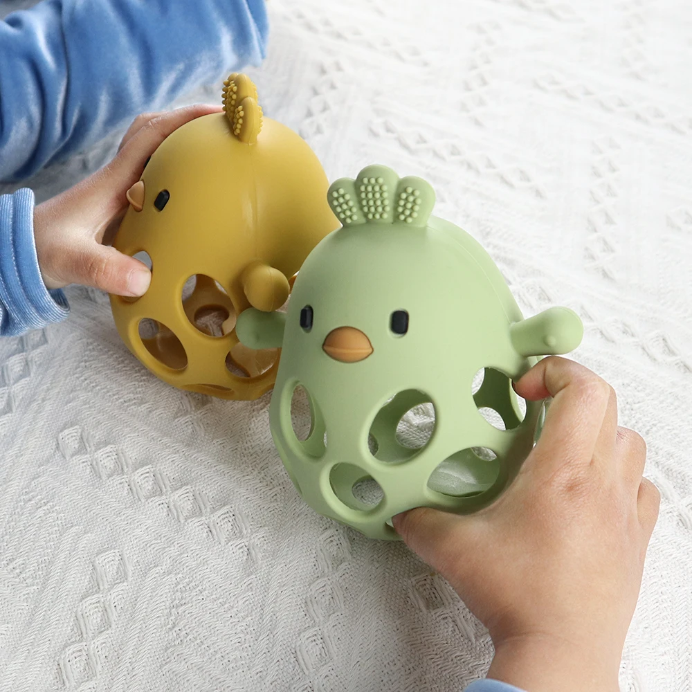 Silicone Baby Teether - Chick Design 3