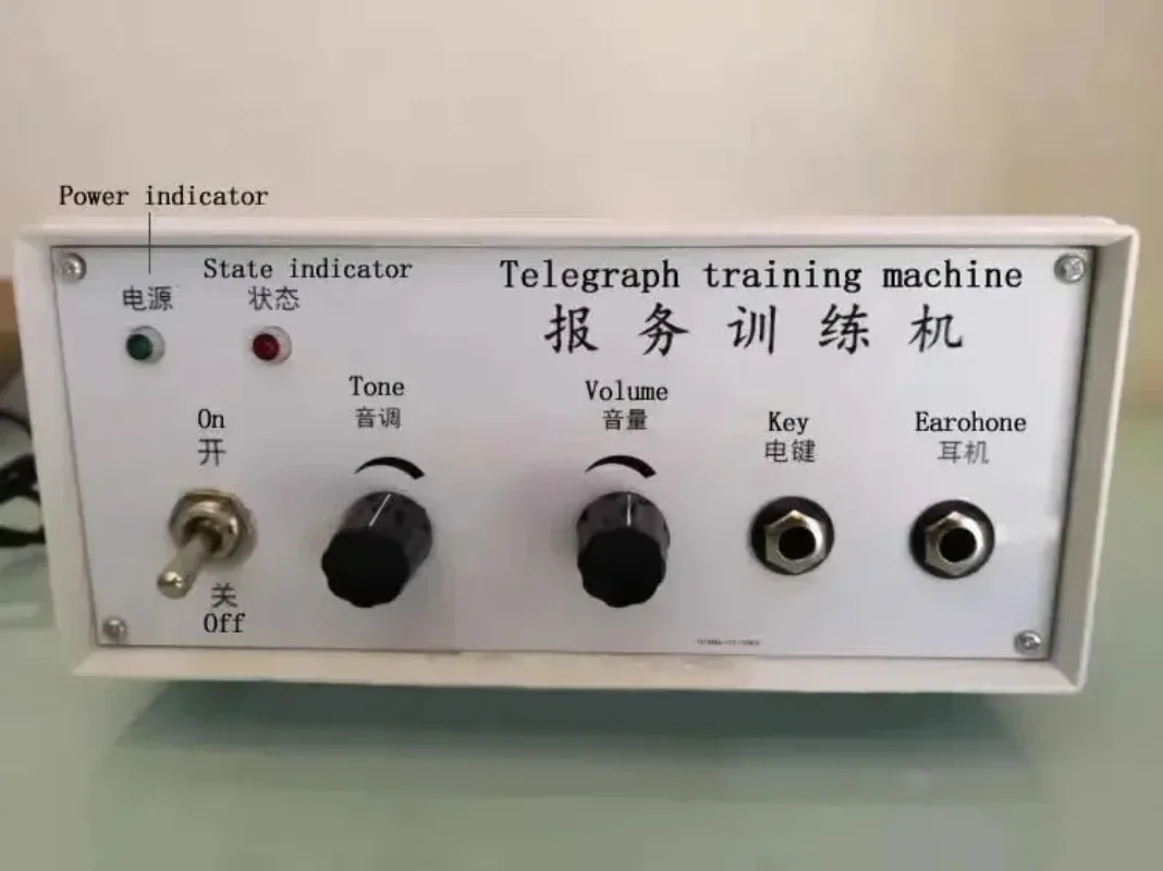 JX-5 Telegraph Training Machine Morse Code CW Veteran Gift Oscillator K4 Key