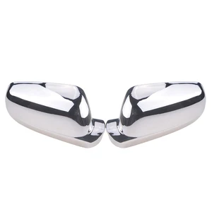 Rhyming cromado tampa do espelho retrovisor asa lateral espelho capa habitação apto para vw golf 4 mk4 acessório bora 1998 1999-2004 9 principais vendas capa retrovisor bora - №5