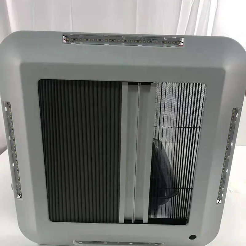 Sunroof Push-out Aluminum Alloy Led Light Car Roof Window Rv Skylight with Gauze Pleated Shading Curtain
