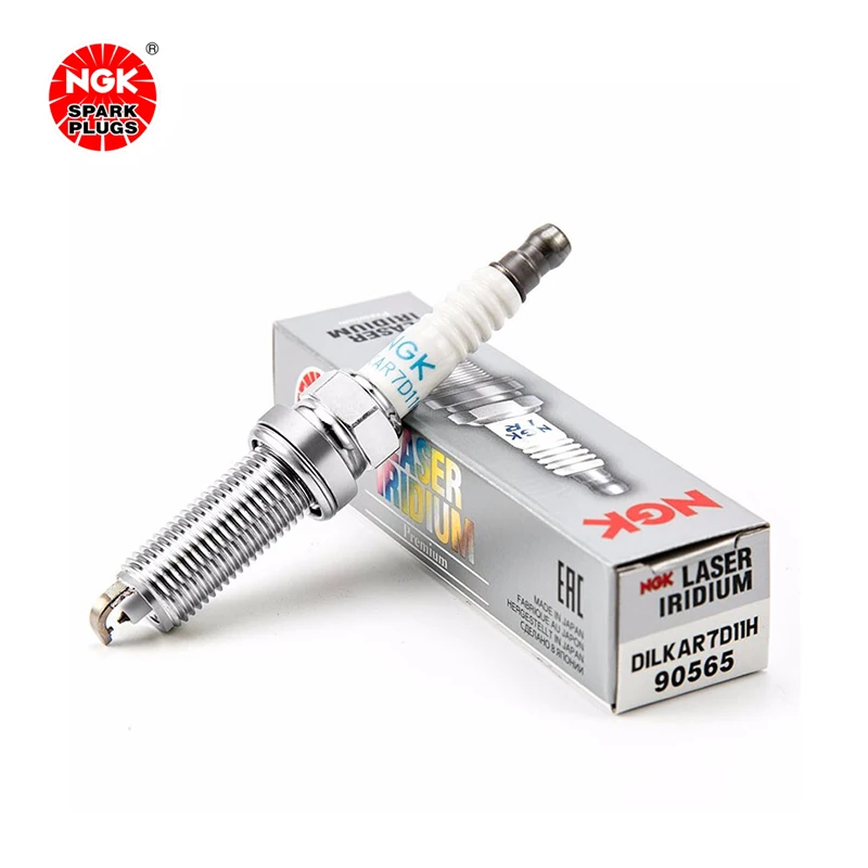 NGK Iridium Platinum Spark plug DILKAR7D11H 90565 for Renault Correau/Nissan Exotic（4PCS)