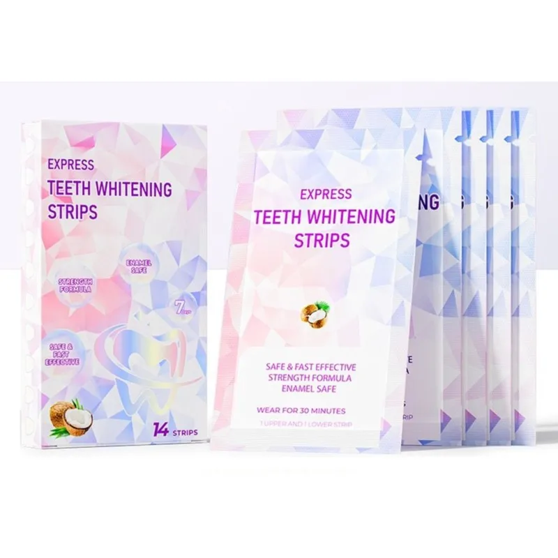 

ABIT Whitening Teeth Strips Kit - 7 Pairs, 6% For HP, Portable Set For Brighter Smile, For CROSS-Border Exclusive