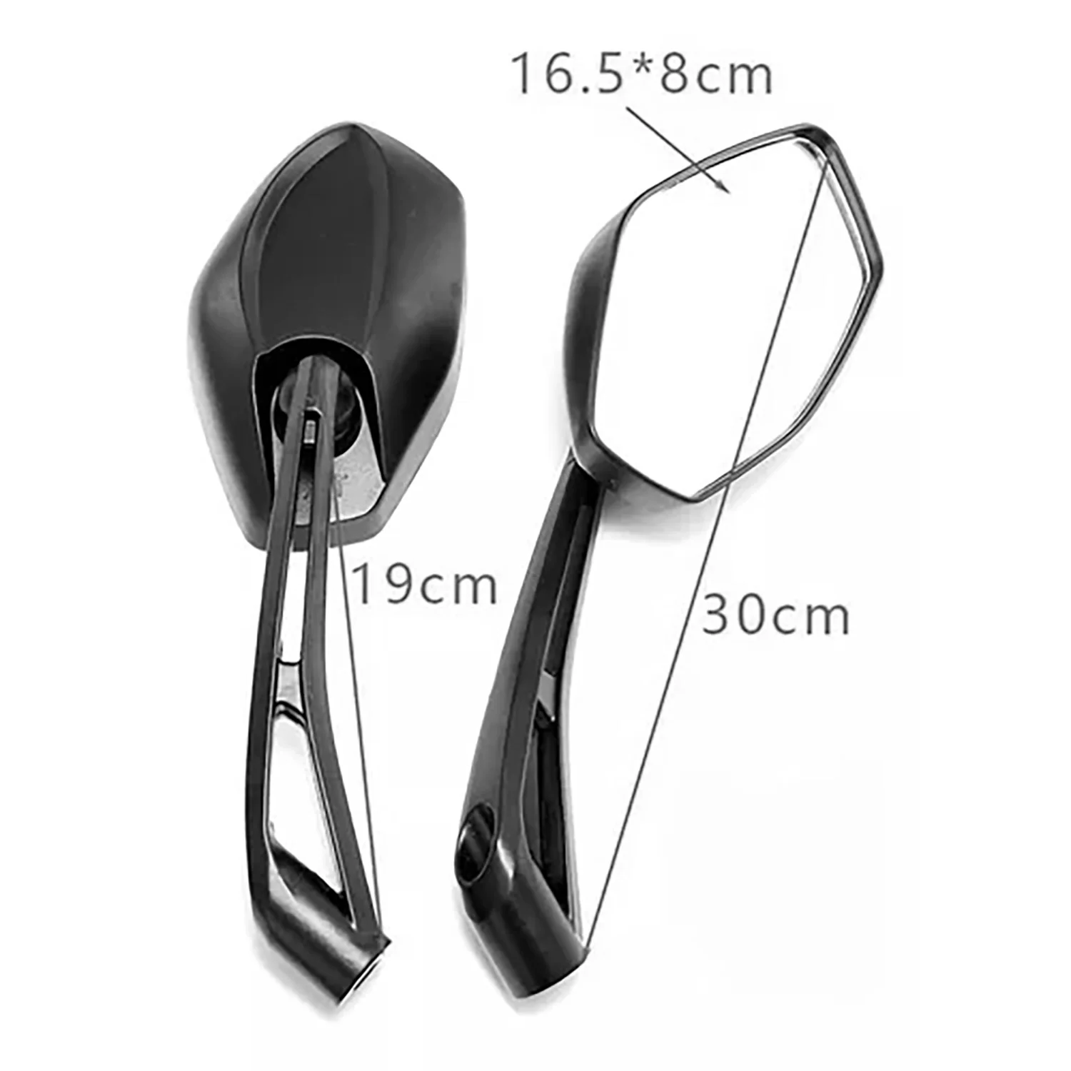 2pcs Adjustable Motorcycle Rearview Mirrors Lift & Right For Vento Cross Max 250 Veloci Xeverus ESPSH-1235