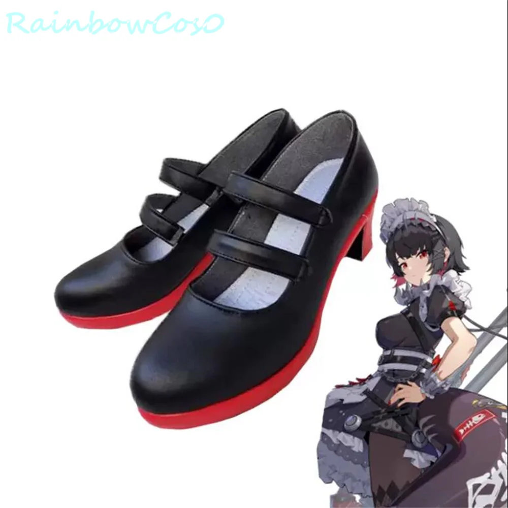 Ellen Joe Zenless Zone Zero Scarpe Cosplay Stivali RainbowCos0 Gioco di Natale Anime Halloween W3779