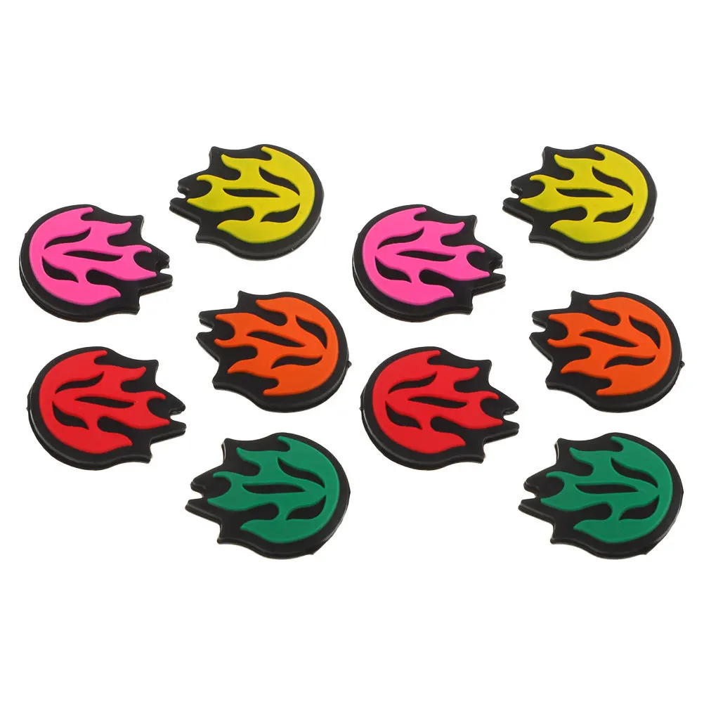 

10 шт., амортизатор для теннисной ракетки, мягкий силиконовый редуктор вибрации для снятия усталости рук, удобная установка нескольких ракеток