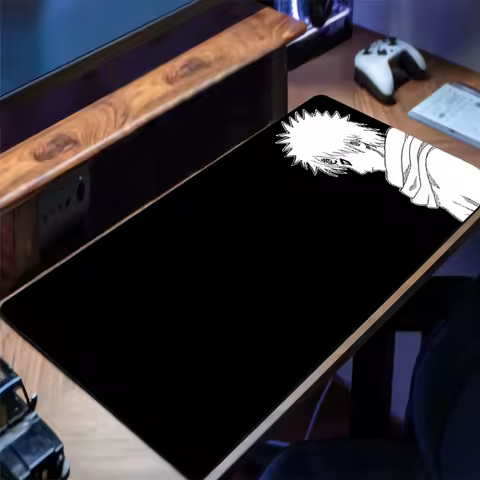 Mousepad PC Gaming Accessories Computer Cabinet Extended Mat Non-Slip Mouse Pad Anime Naruto Gaara Keyboard Pad Office Desk Mat
