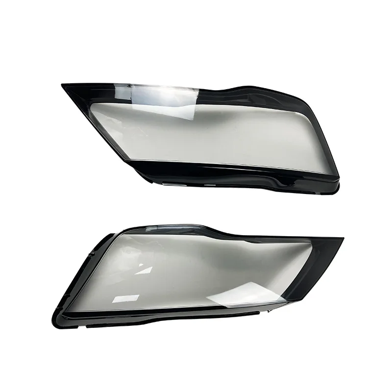 For Audi A7 2011-2014 Headlight Lens Cover, PC Bicolor Front Headlamp Lampshade, Anti-UV Replacement Head Light Shell