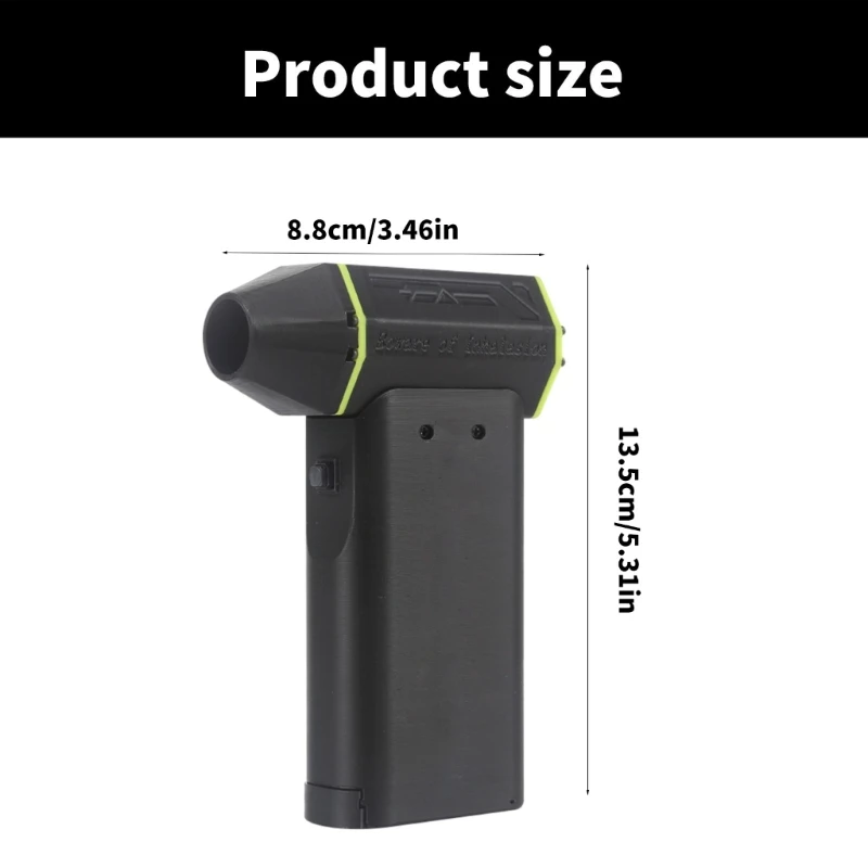 Quạt thổi khí chạy điện mạnh mẽ 130000RPM Máy thổi khí tốc độ nhanh 4000mAhx2