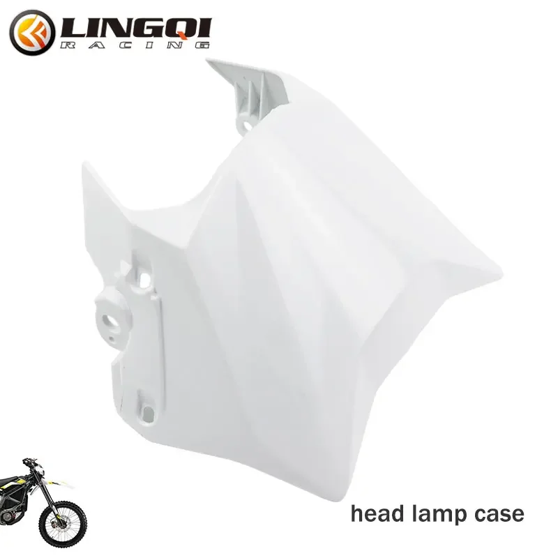 

Motorcycle Head Lamp Case PP Plastic Headlight Cover Large Lamps Shade For SURRON SUR RON Ultra Bee Accessories Parts