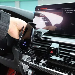 For BMW 5 Series 6 Series GT G30 G31 G32 2018-2022 Car in-vehicle central control air outlet mobile phone holder ABS accessories