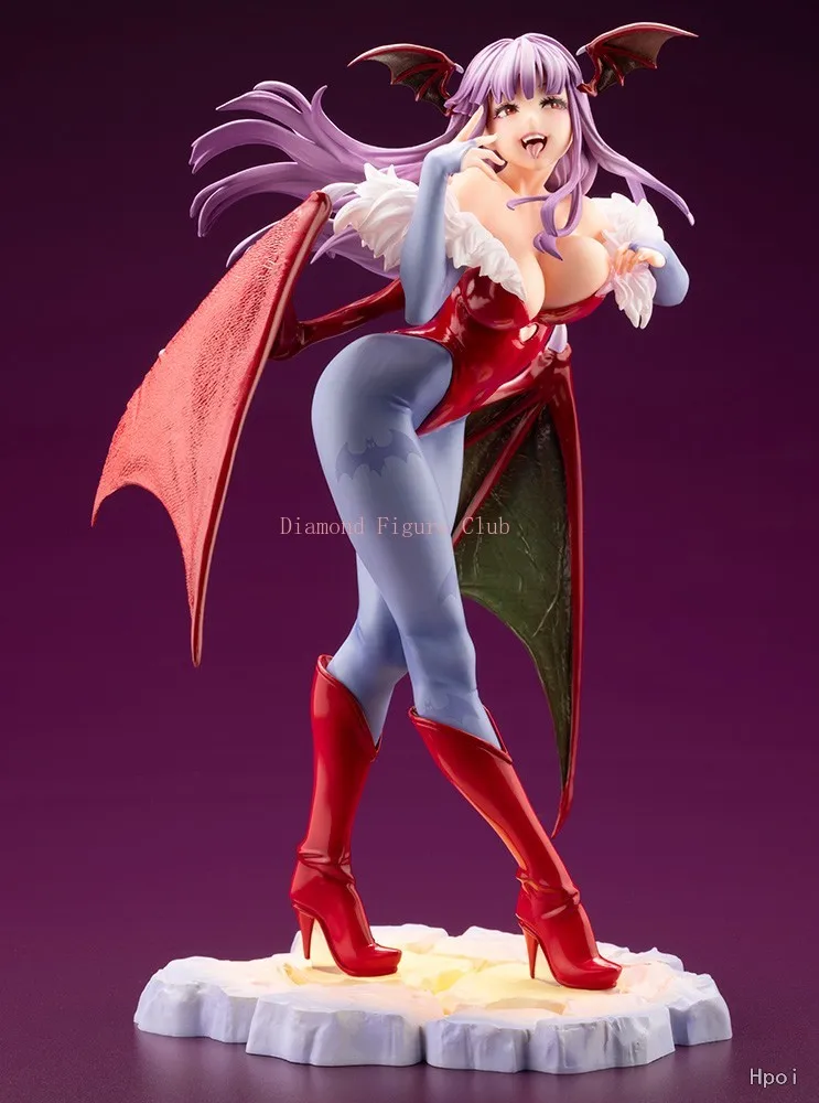 재고 오리지널 1/7 Kotobukiya BISHOUJO 조각상 Morrigan Aensland 애니메이션 피규어 모델, 장식품 장난감 선물