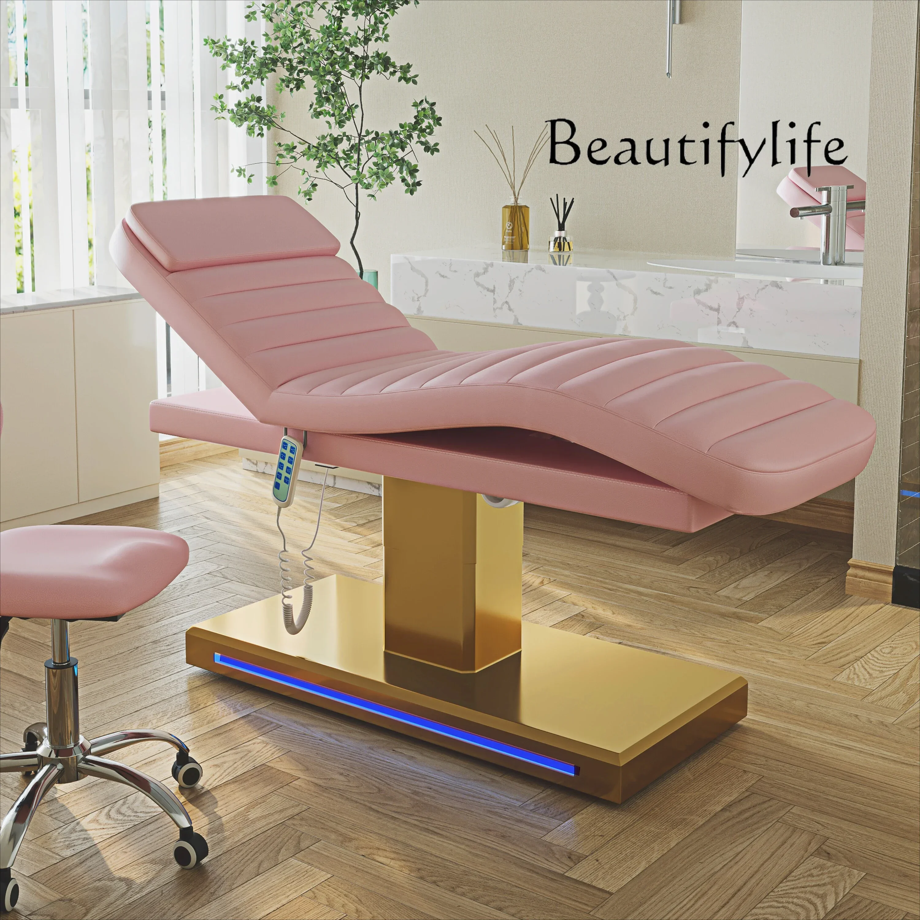 Multifunctional electric beauty bed can lie down and massage beauty salon special eyebrow tattoo bed comfortable