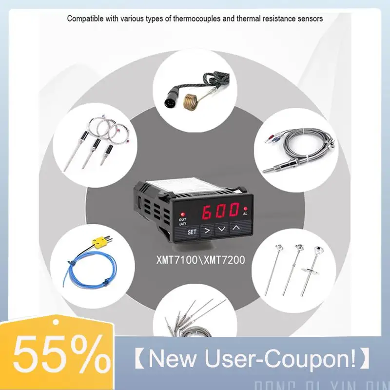 

A81M New- Intelligent PID Temperature Controller Programmable Digital PID Temperature ENAIL Temperature Control Box
