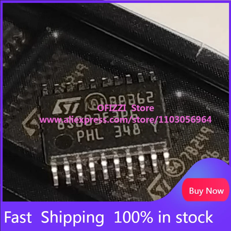 50-100PCS/LOT STM8S003F3P6R STM8S003F3P6 STM8S003F3 STM8S003 8S003 STM8S TSSOP-20